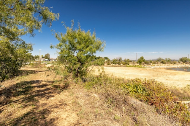 view of landscape with a rural view