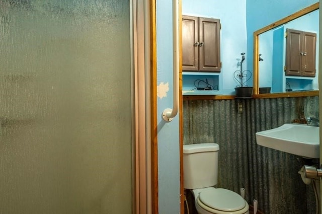 bathroom with toilet