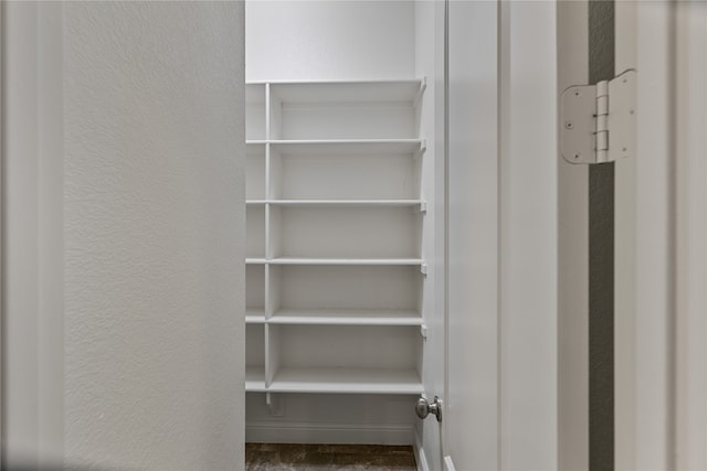 view of closet