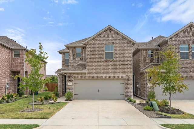 front facade featuring a garage