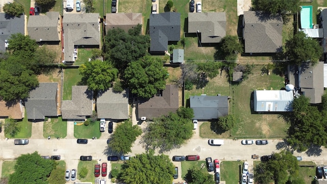 bird's eye view featuring a residential view