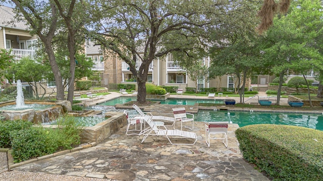 view of pool