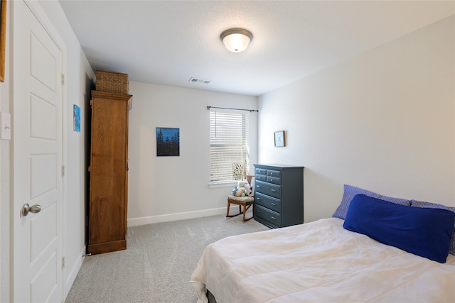 bedroom featuring carpet flooring