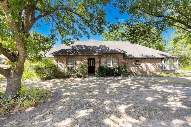 view of ranch-style home