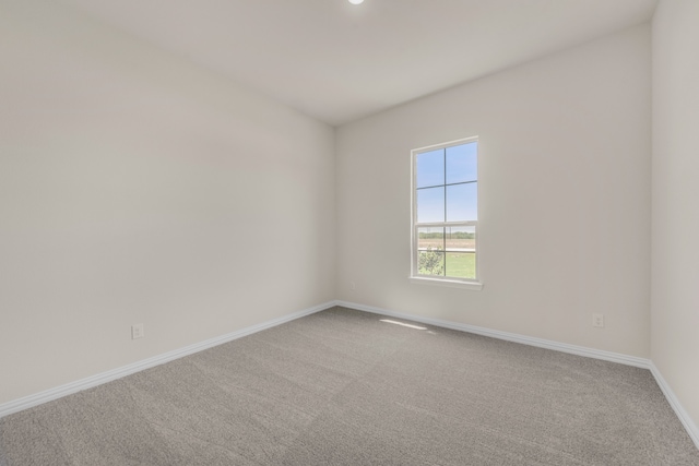 empty room with light carpet