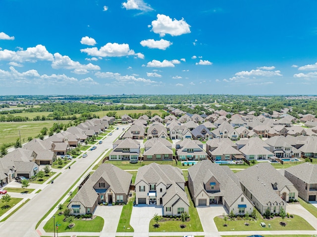 birds eye view of property featuring a residential view