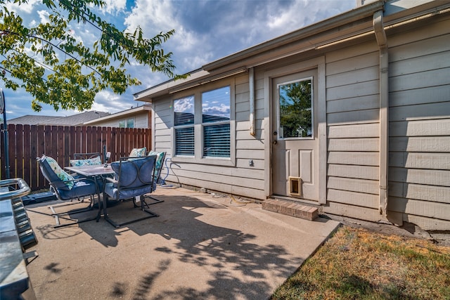 view of patio / terrace