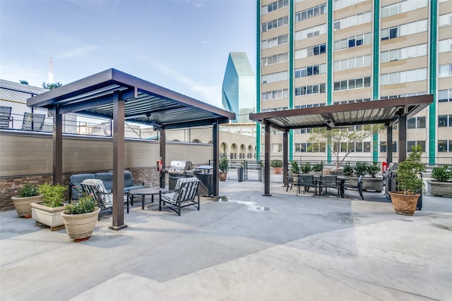 view of patio / terrace with outdoor lounge area