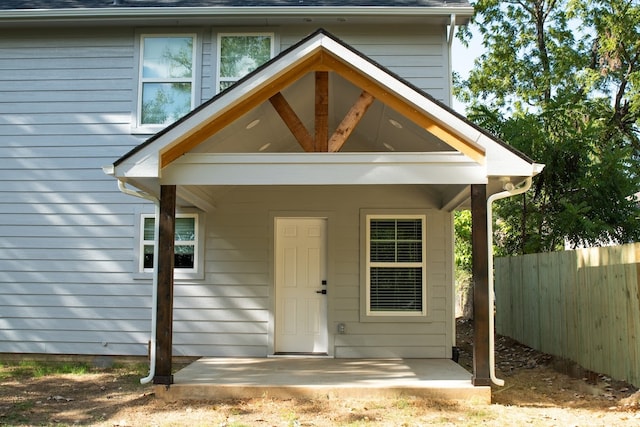 view of front of home