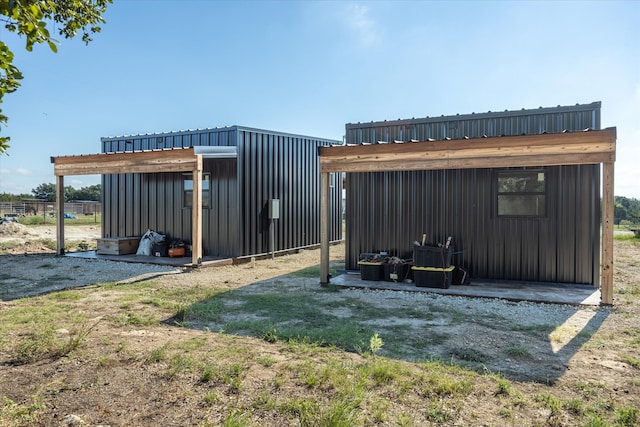 view of outbuilding