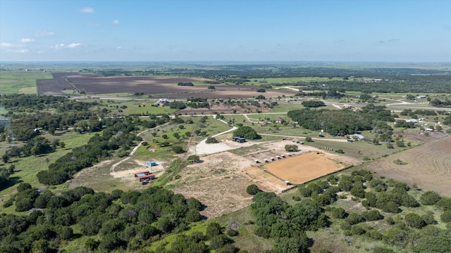 bird's eye view featuring a rural view