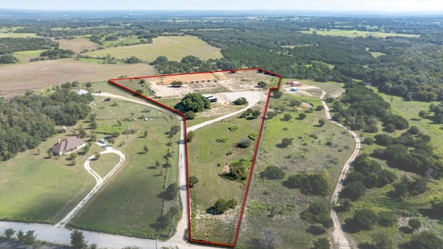 1990 W Mccaleb, Hamilton, TX 76531 - aerial view with a rural view