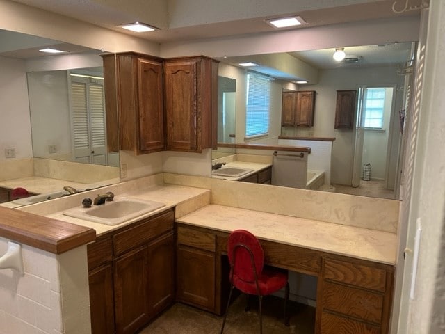 kitchen featuring sink