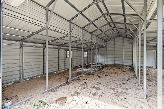 view of horse barn