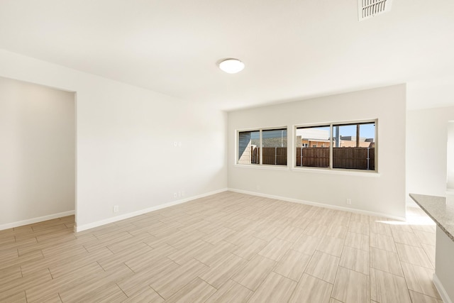 empty room featuring light hardwood / wood-style flooring