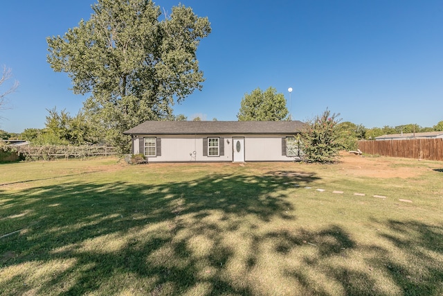 exterior space featuring a lawn