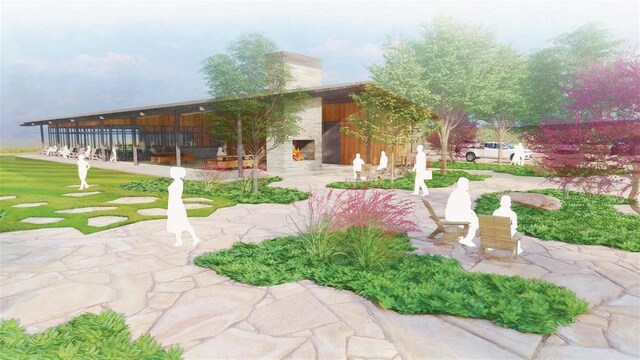 view of community featuring a patio