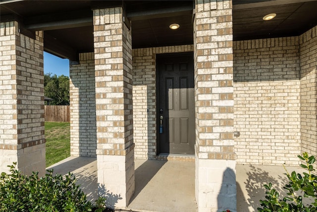 view of entrance to property