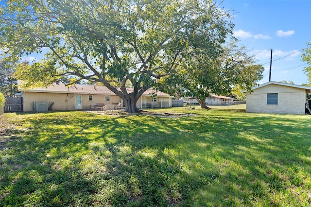 view of yard