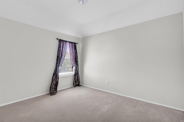 spare room featuring carpet flooring