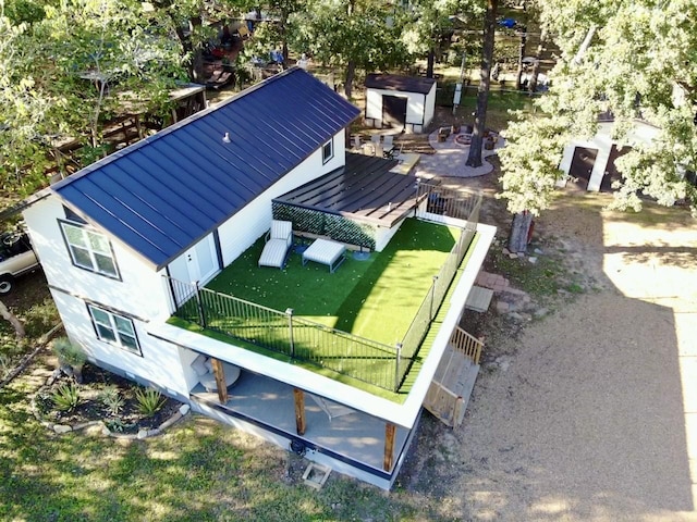 drone / aerial view
