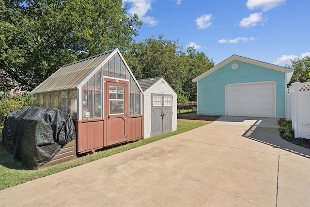 view of outbuilding