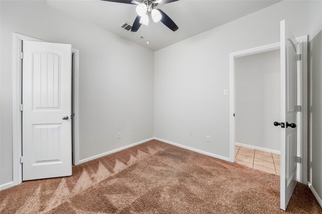 full bathroom featuring tile patterned flooring, vanity, shower / bathtub combination, and toilet