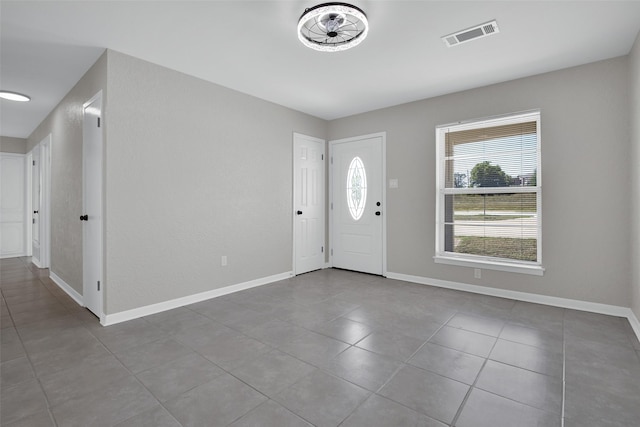 view of tiled entryway