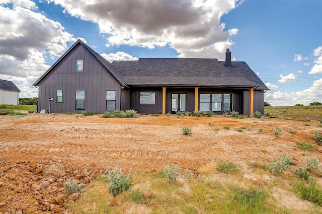 view of back of property