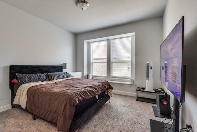 bedroom featuring carpet flooring