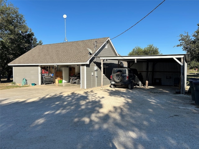 view of front of property