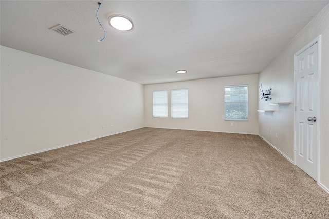 empty room with carpet floors