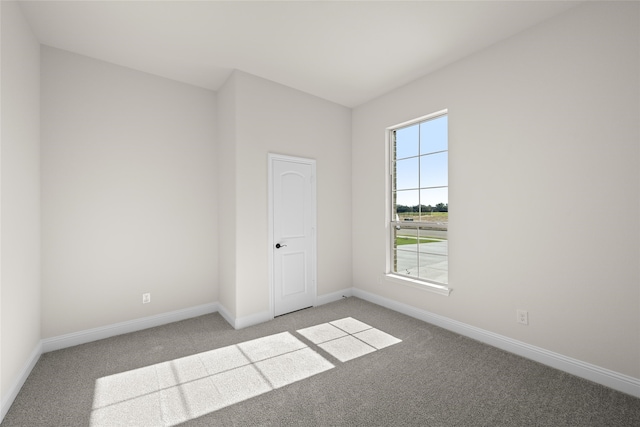 empty room with carpet floors