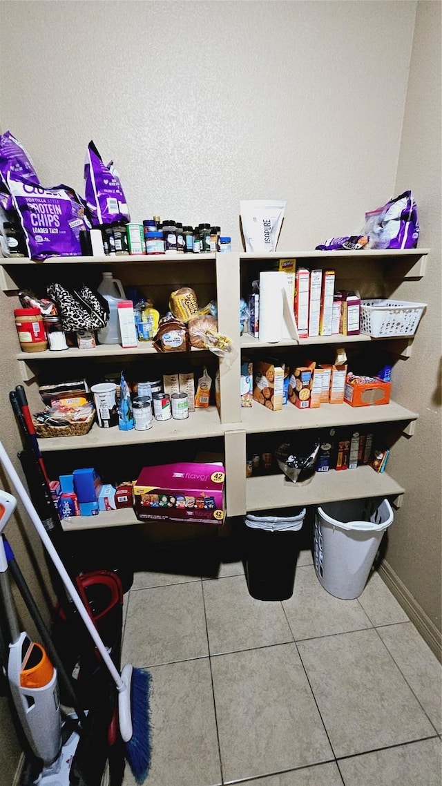 view of pantry