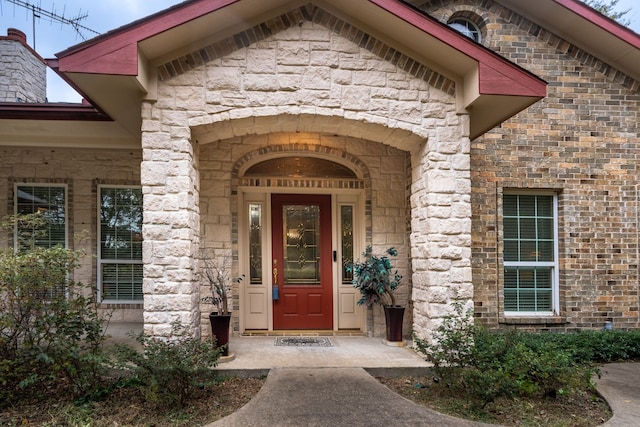 view of property entrance