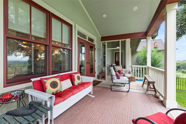 view of patio / terrace featuring a porch