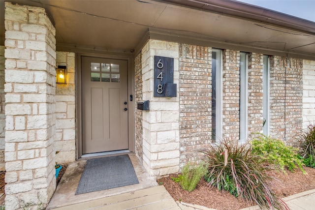 view of entrance to property