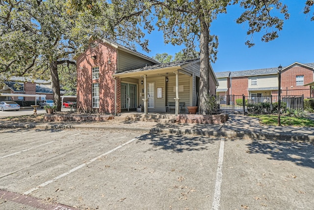 view of front of house with a porch