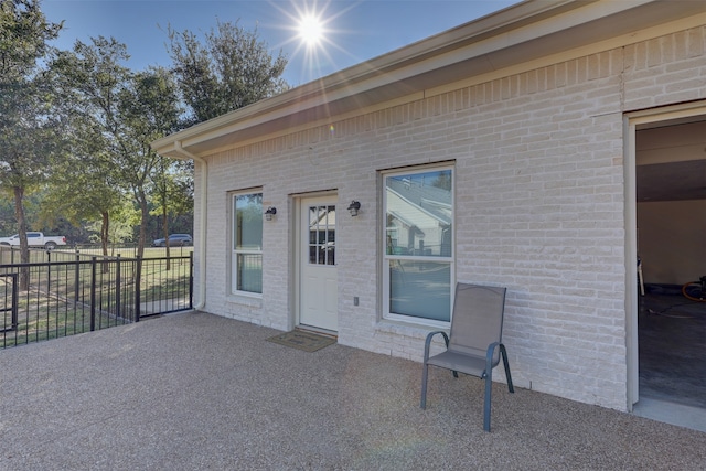 exterior space with a patio