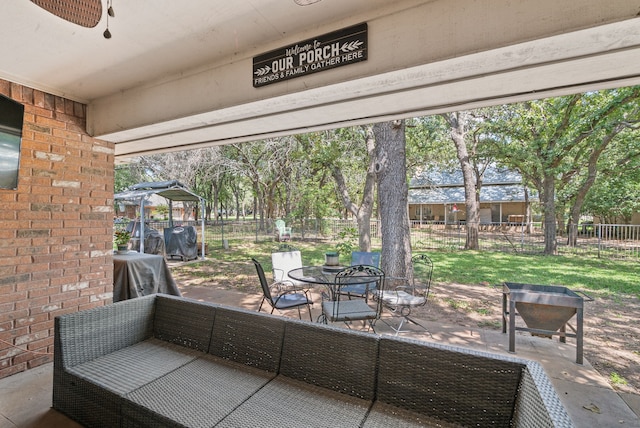 view of patio / terrace