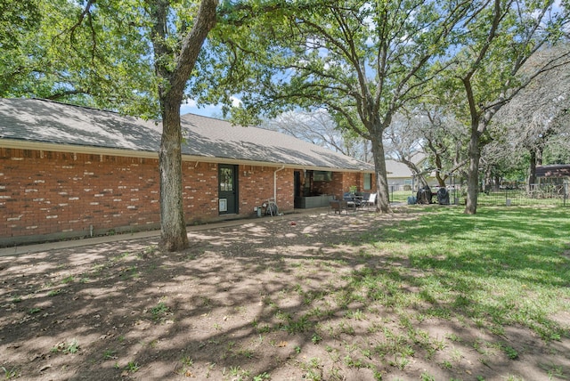 exterior space with a patio