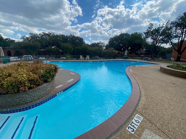 view of pool