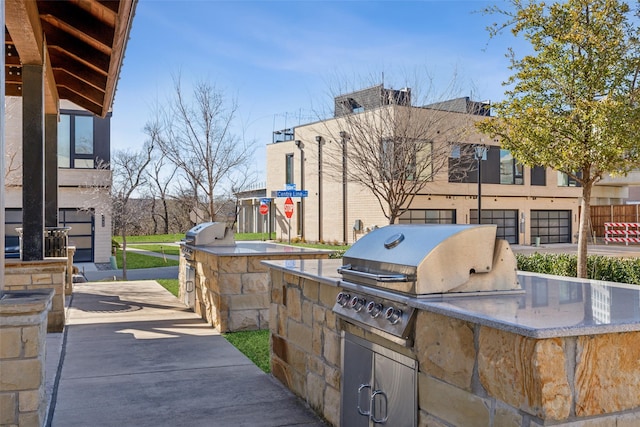 view of patio / terrace featuring grilling area and area for grilling