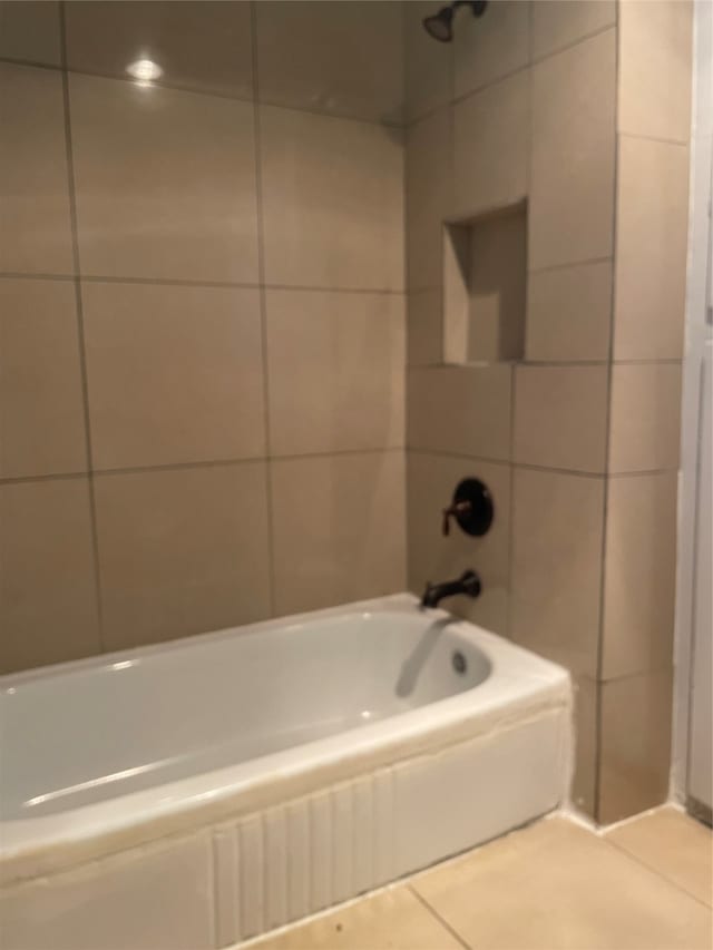 bathroom with shower / bathing tub combination