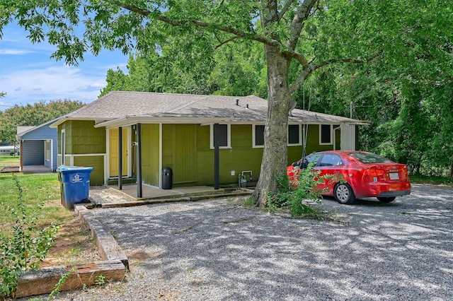 view of ranch-style home