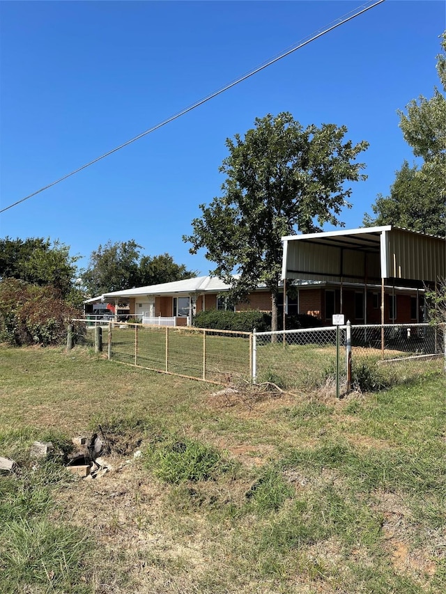 2633 State Highway 59 N, Bowie, TX 76230 - view of yard with fence