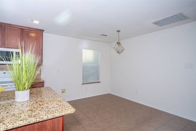 view of tiled dining room