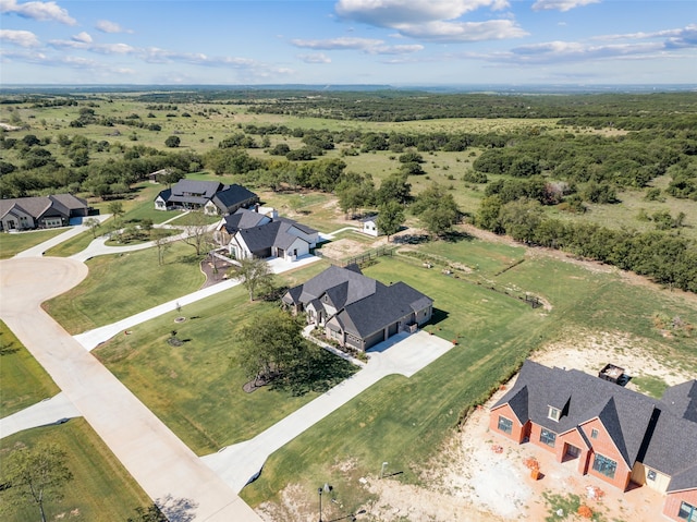 drone / aerial view featuring a residential view