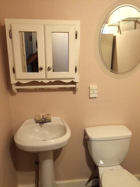 bathroom with toilet