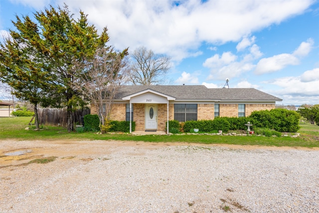 view of ranch-style house